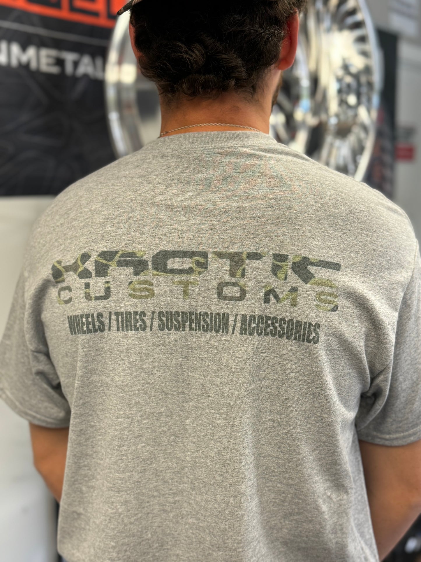 GREY & DUCK CAMO KAOTIC CUSTOMS T-SHIRT