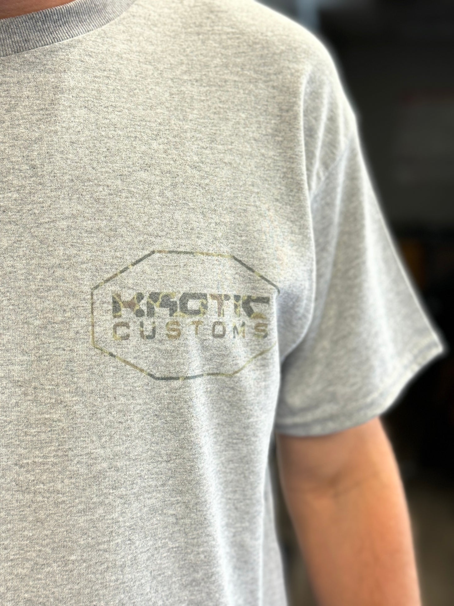 GREY & DUCK CAMO KAOTIC CUSTOMS T-SHIRT