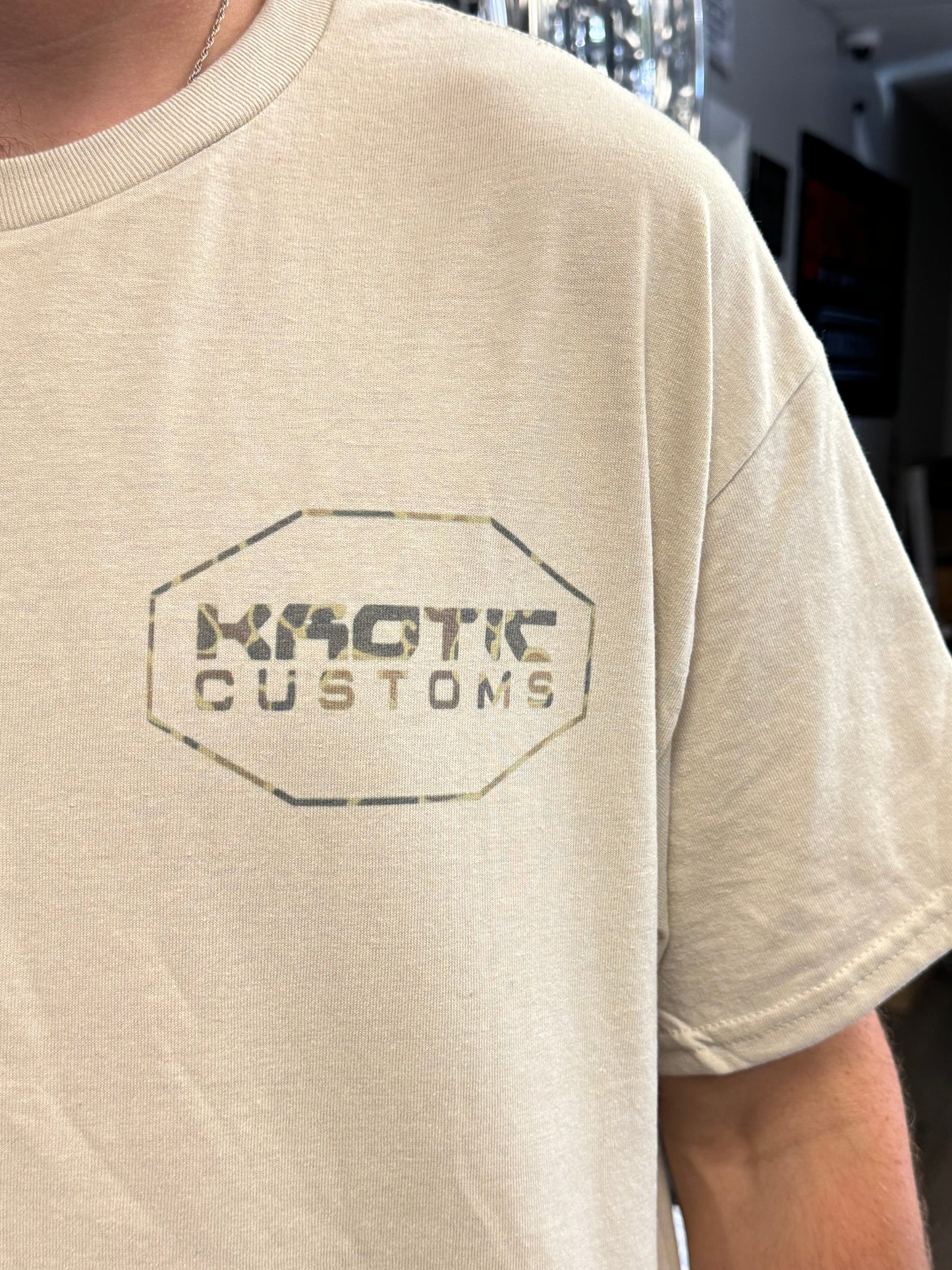 SAND & DUCK CAMO KAOTIC CUSTOMS T-SHIRT